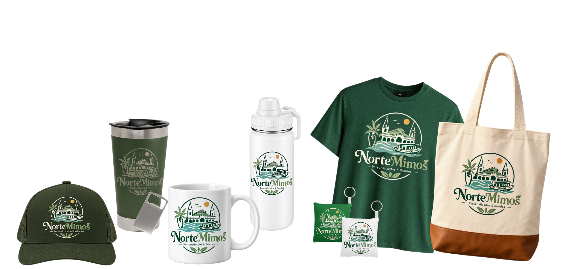 Exemplo de produtos personalizados NorteMimos